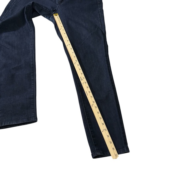 Loft Modern Skinny Dark Blue Jeans Women's Size 32/14 - Picture 13 of 15